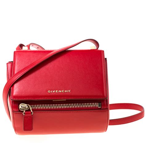 givenchy red sugar mini pandora bag|givenchy mini pandora leather crossbody.